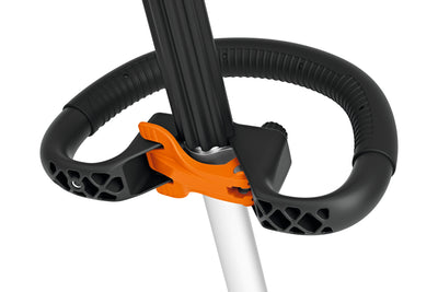 Dettaglio impugnatura regolabile del decespugliatore STIHL FSA 70 R