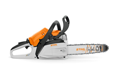 Dettaglio della barra e catena della motosega STIHL MS 172