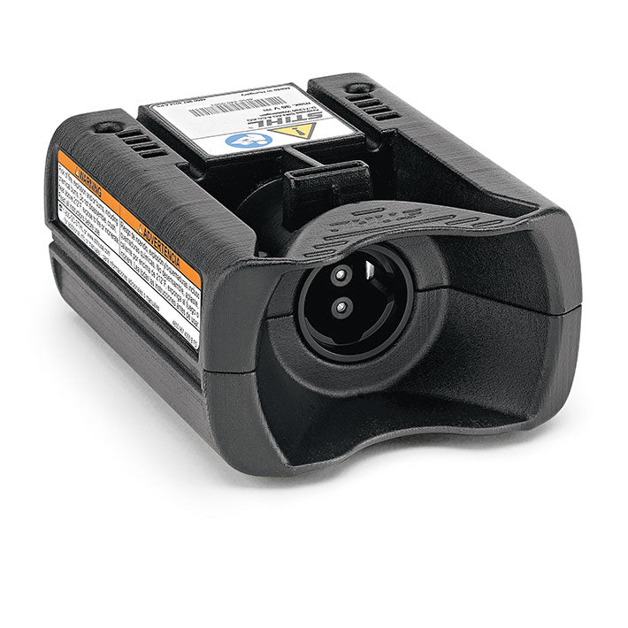 Dettaglio laterale dell'Adattatore - AP di STIHL con connettori visibili