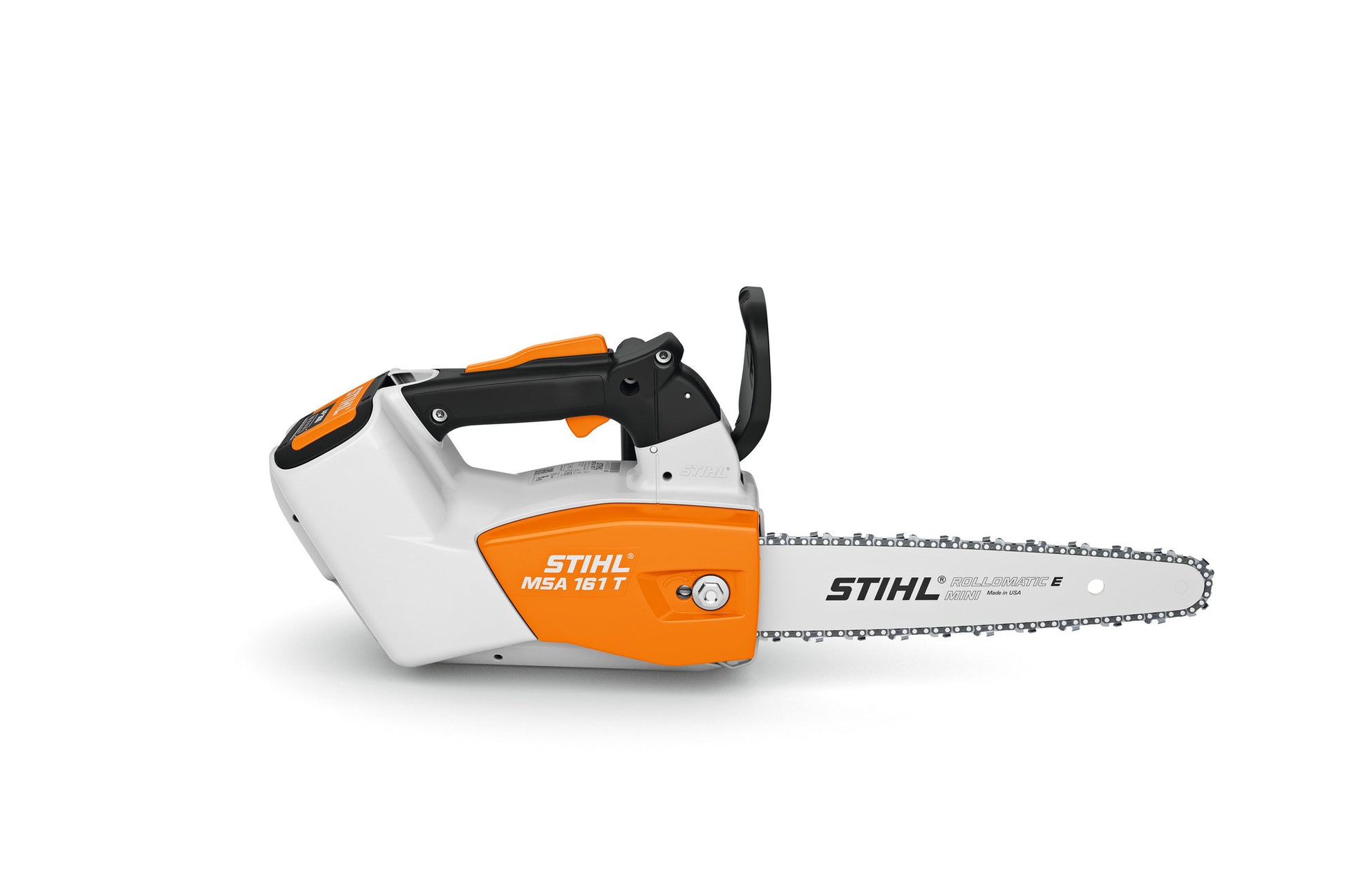 Vista laterale della motosega STIHL MSA 161 T