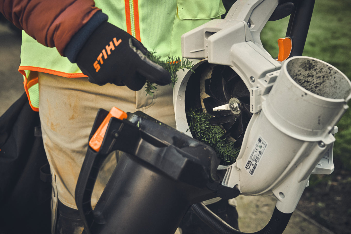 Dettaglio della funzione Smart Connector sul STIHL SHA 140