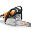 Motosega STIHL MS 172 in vista laterale, immagine del prodotto