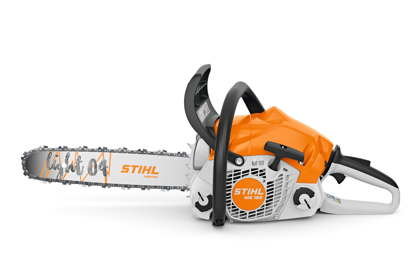 Vista posteriore della motosega STIHL MS 182