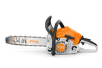 Vista posteriore della motosega STIHL MS 182