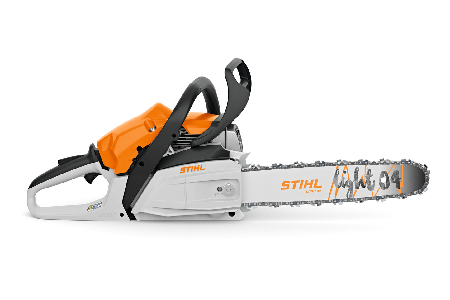 Vista frontale della motosega STIHL MS 182