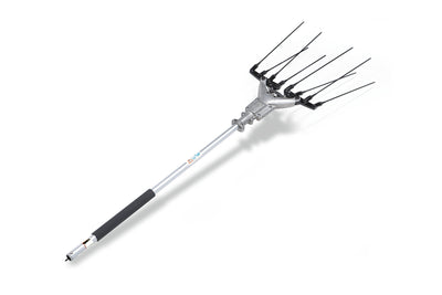 Vista laterale del Raccoglitore SP-KM di Stihl in modalità raccolta