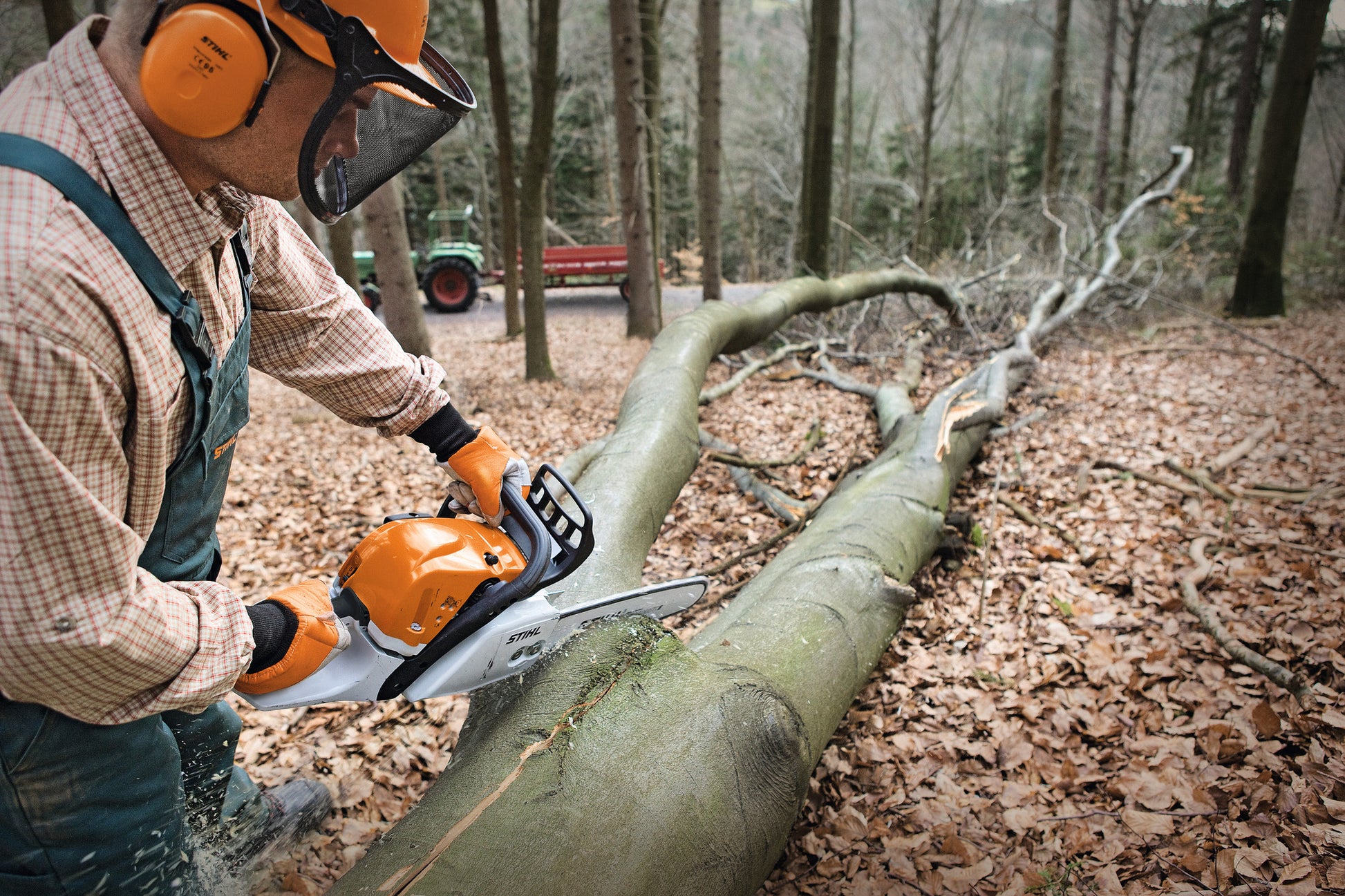 Motore e impugnatura della motosega STIHL MS 391