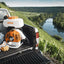 Vista laterale del serbatoio capiente dell'atomizzatore STIHL SR 430