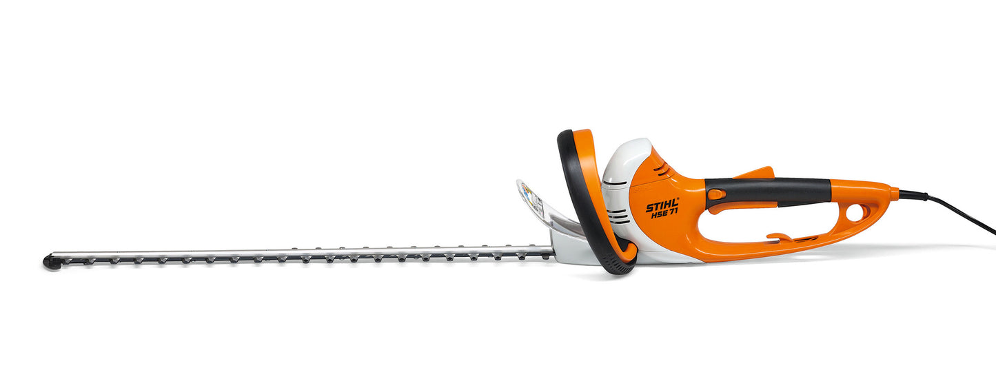 Dettaglio delle lame del tagliasiepi elettrico Stihl HSE 71
