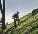 Dettaglio dell'impugnatura avvolgente del Decespugliatore STIHL FR 410 C-E
