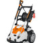 Vista frontale dell'idropulitrice Stihl RE 462 PLUS in azione