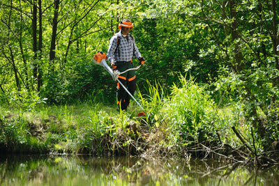 Dettaglio del motore del decespugliatore Stihl FS 460