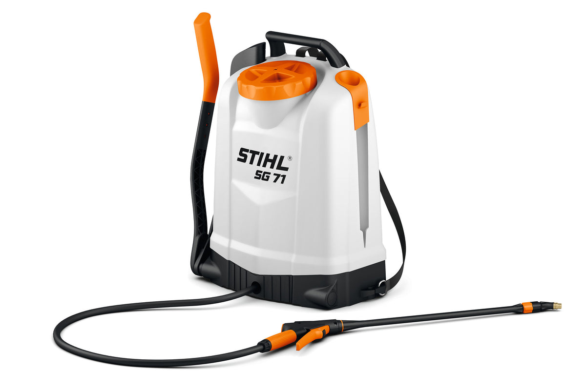 Irroratore Stihl SG 71 con design ergonomico per facile trasporto