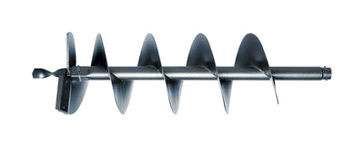 Dettaglio della punta per trivella STIHL su sfondo bianco