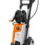 Parte anteriore dell'idropulitrice Stihl RE 120 con maniglia telescopica