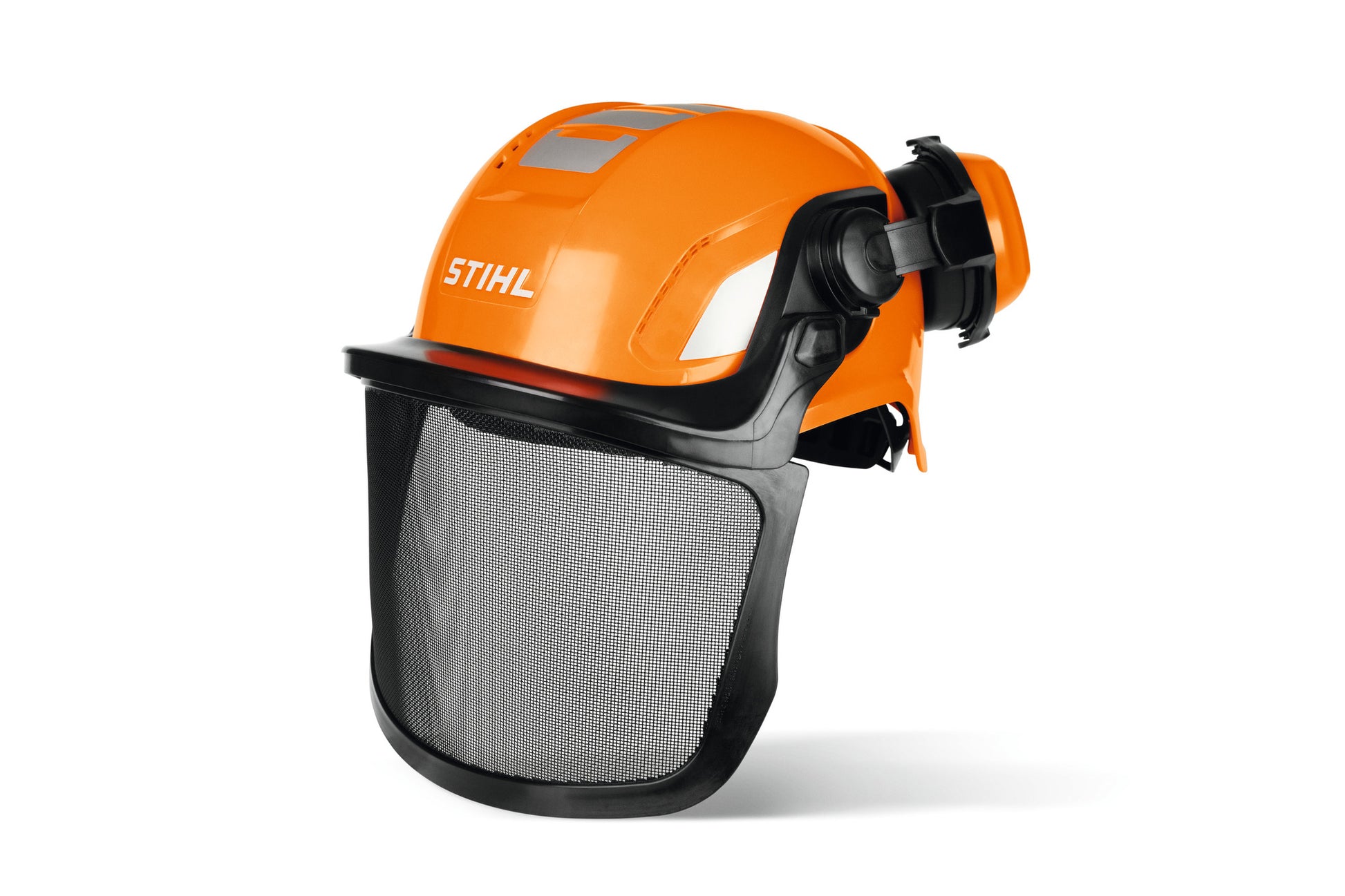 Casco giocattolo STIHL con visiera ribaltabile laterale