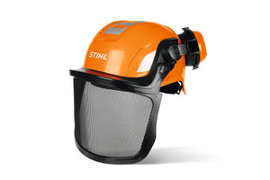 Casco giocattolo STIHL con visiera ribaltabile laterale