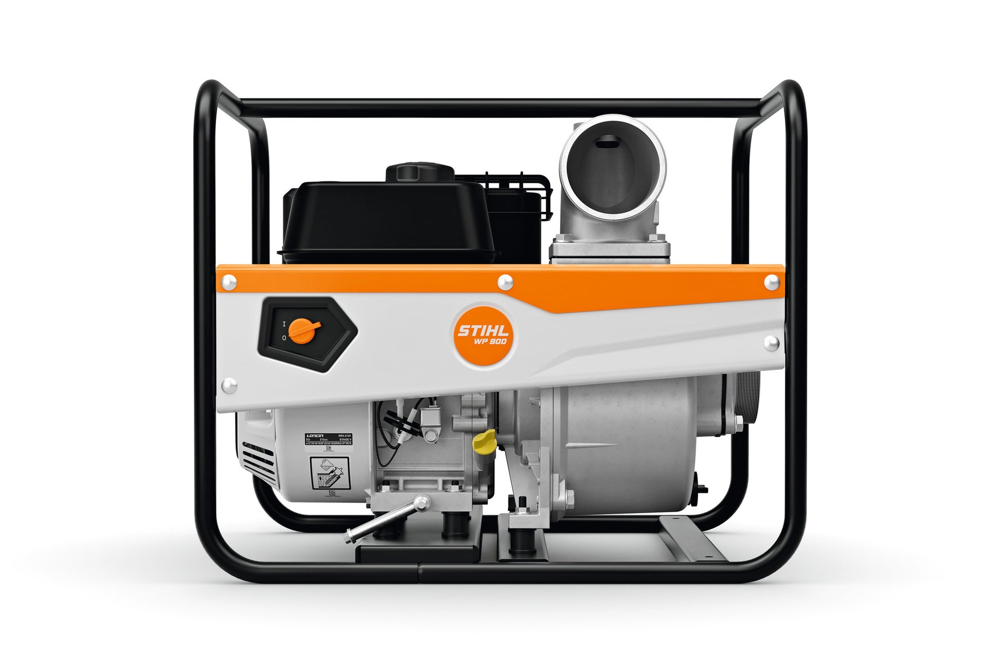 Dettaglio del motore della pompa idrovora WP 900 Stihl