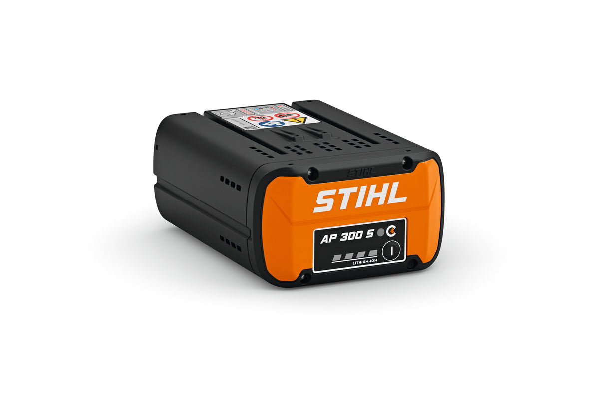Batteria Stihl AP 300 S con indicatore LED del livello di carica
