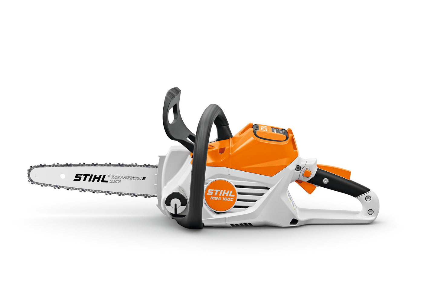 Vista dettagliata della motosega STIHL MSA 160 C-B da vicino