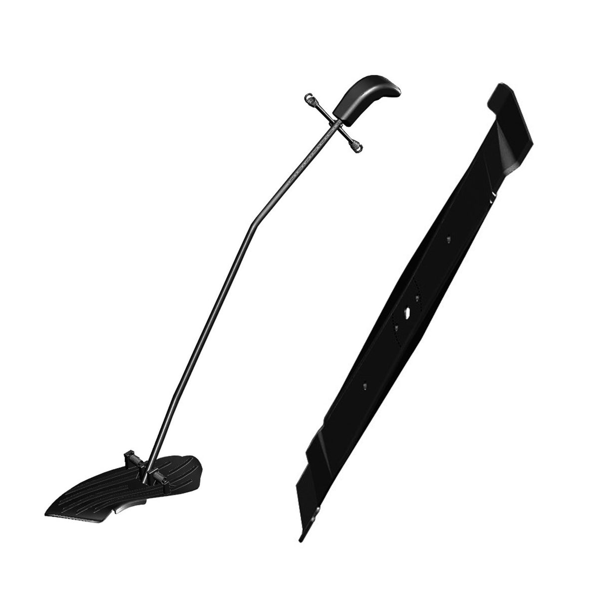 Kit Mulching AMK 082 Stihl con multicoltello e inserto mulching su sfondo bianco