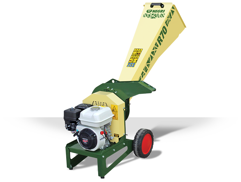 Biotrituratore Cippatore a Benzina Negri R70 – 5,5 HP Motore Honda GP160